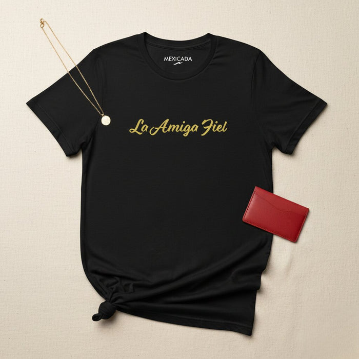 La Amiga Fiel Maglietta da Uomo e Donna | Amico Leale, Fiducia, Legame, Supporto, Fino alla Fine | L5