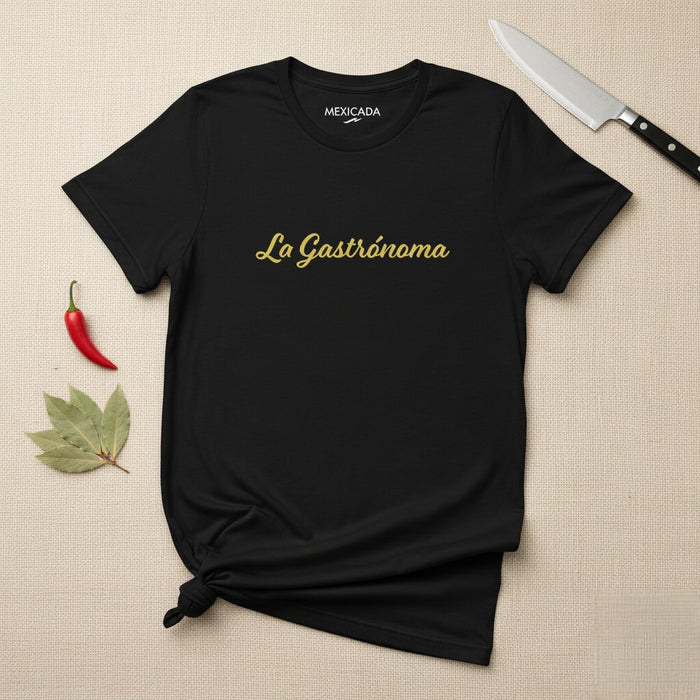 La T-Shirt da Uomo e Donna La Gastrónoma | L'Amante del Cibo, Passione, Culinaria, Sapore, Vita da Chef | L5