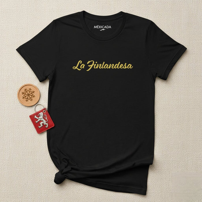 La T-shirt da uomo e donna La Finlandesa | Spirito finlandese, ghiaccio, potenza nordica, determinazione, eredità | L5