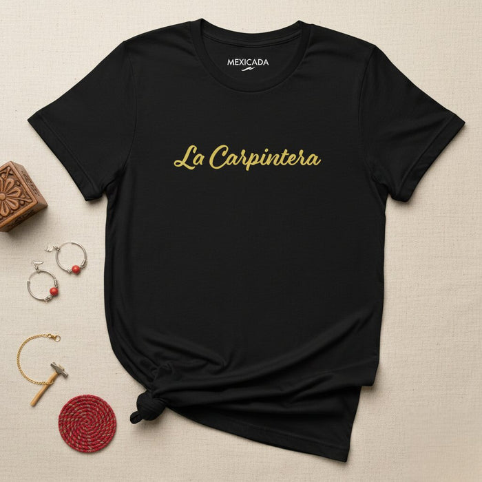 La Carpintera T-shirt da uomo e donna | Artigianato, forza, precisione, orgoglio artigiano "Il Carpentiere" | L5