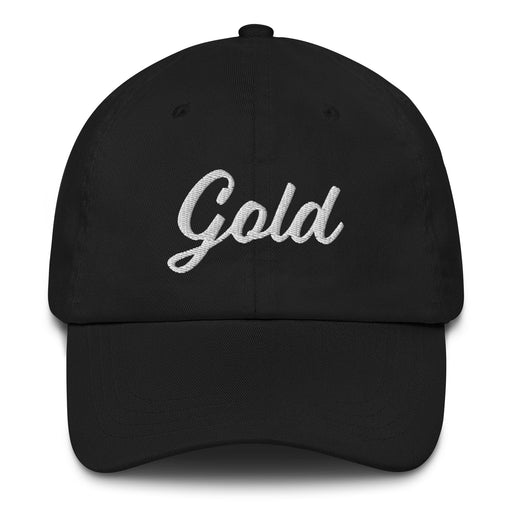 Gold Embroidered Dad Hat | Wealth, Success, Victory, Power, Royalty | G5 Mexicada