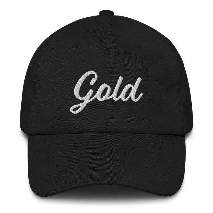 Gold Embroidered Dad Hat | Wealth, Success, Victory, Power, Royalty | G5 Mexicada