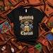 Haunted Chelas Day of the Dead Skull with Sombrero and Beer Halloween Party T-Shirt for Men and Women, Funny Dia de Muertos Drinking Skeleton Graphic Tee Mexicada