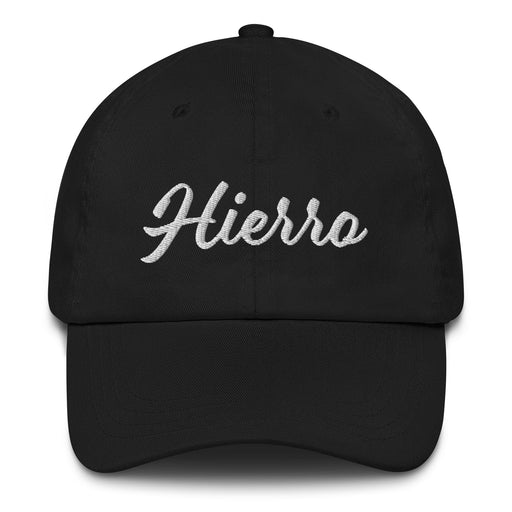 Hierro Embroidered Dad Hat | Iron, Strength, Unbreakable, Bold Identity, Resilience, Latino Pride | H5 Mexicada