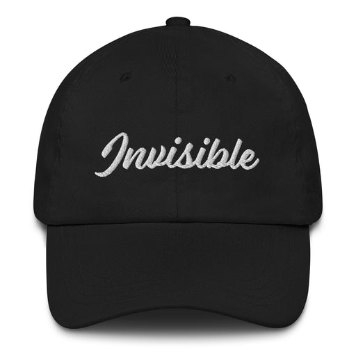 Invisible Embroidered Dad Hat | Invisible, Elusive, Stealth, Secret, Hidden | I5 Mexicada