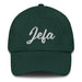 Jefa Embroidered Dad Hat | Boss Lady, Leadership, Power, Confidence, Queen | J5 Mexicada Spruce