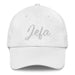 Jefa Embroidered Dad Hat | Boss Lady, Leadership, Power, Confidence, Queen | J5 Mexicada White