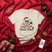 Jingle Bells & Barrio Chisme Day of the Dead Sugar Skull Christmas T-Shirt, Funny Hispanic Holiday Fiesta Shirt, Calavera Santa Hat Tee, Mexican Culture Xmas Gift Idea Mexicada