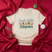 Jingle Bells y Jalapeños Christmas T-Shirt, Funny Holiday Fiesta Shirt, Unisex Xmas Tee with Glitter and Festive Bells and Pepper Graphic, Spanglish Winter Party Top Mexicada
