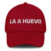 La A Huevo The Hell Yeah Mexican Spanish Pride Gift Regalo Dad Hat Mexicada Cranberry