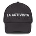 La Activista The Activist Mexican Spanish Pride Gift Regalo Dad Hat Mexicada Dark Grey