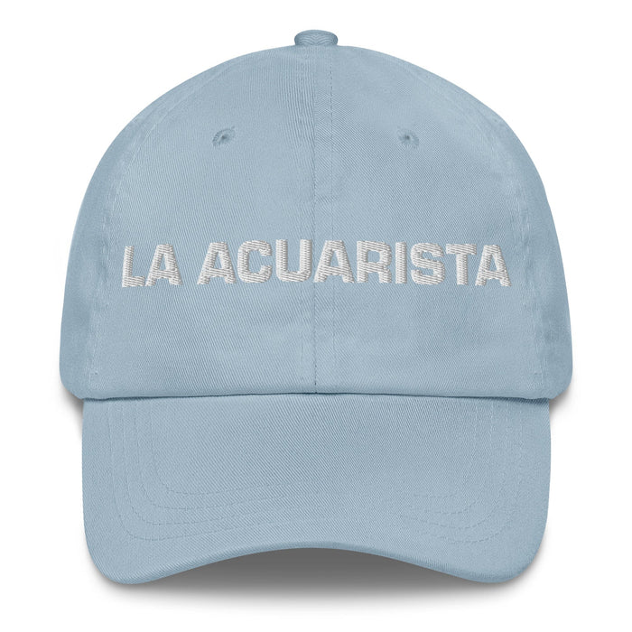 La Acuarista The Aquarist Mexican Spanish Pride Gift Regalo Dad Hat Mexicada Light Blue