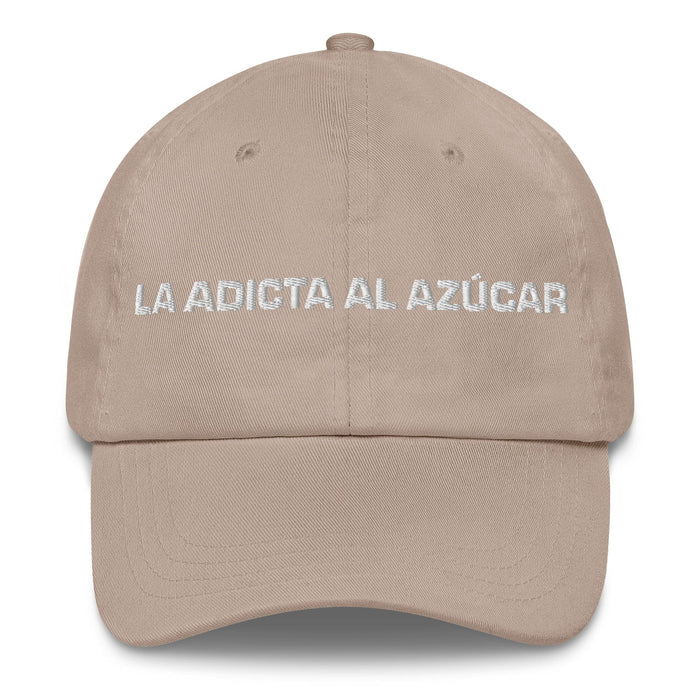 La Adicta Al Azúcar The Sugar Addict Mexican Spanish Pride Gift Regalo Dad Hat Mexicada Stone