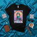 LA AFGANA Afghan Woman Loteria Card T-Shirt, Unisex Graphic Tee, Aesthetic Chibi Style Art, Cultural Gift, Vibrant Mexican Game Design, Number 13 Mexicada