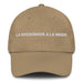 La Aficionada A La Moda The Fashion Enthusiast Mexican Spanish Pride Gift Regalo Dad Hat Mexicada Khaki