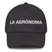 La Agrónoma The Agronomist Mexican Spanish Pride Gift Regalo Dad Hat Mexicada Dark Grey