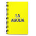 La Aguda The Sharp One | Yellow Spiral Notebook, 140 Dotted Sheets | Funny Gift Idea Home Office Work | Mexican Spanish Pride Gift Mexicada