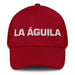 La Águila The Eagle Mexican Spanish Pride Gift Regalo Dad Hat Mexicada Cranberry