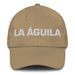 La Águila The Eagle Mexican Spanish Pride Gift Regalo Dad Hat Mexicada Khaki