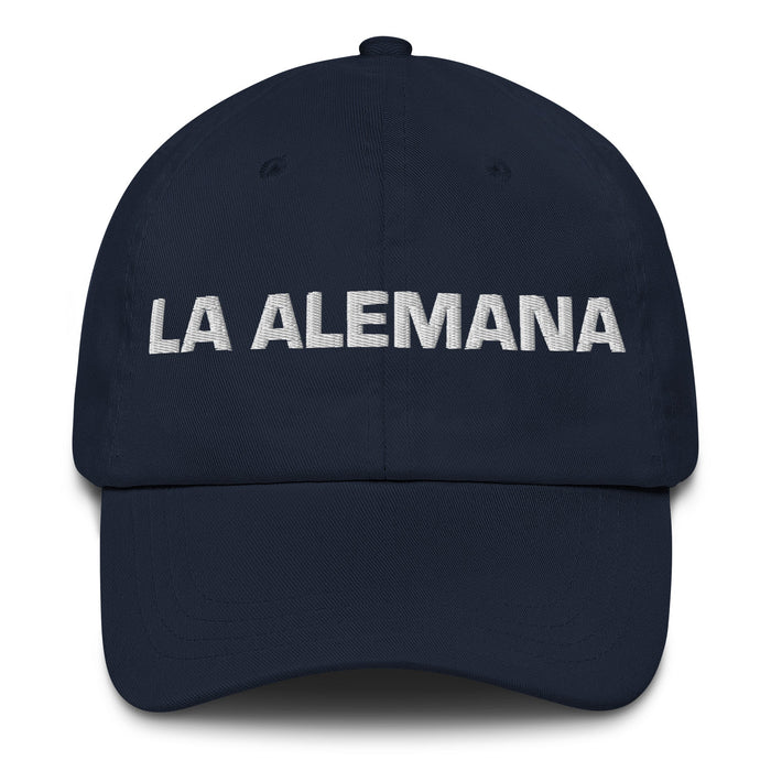 La Alemana The German Mexican Spanish Pride Gift Regalo Dad Hat - Mexicada