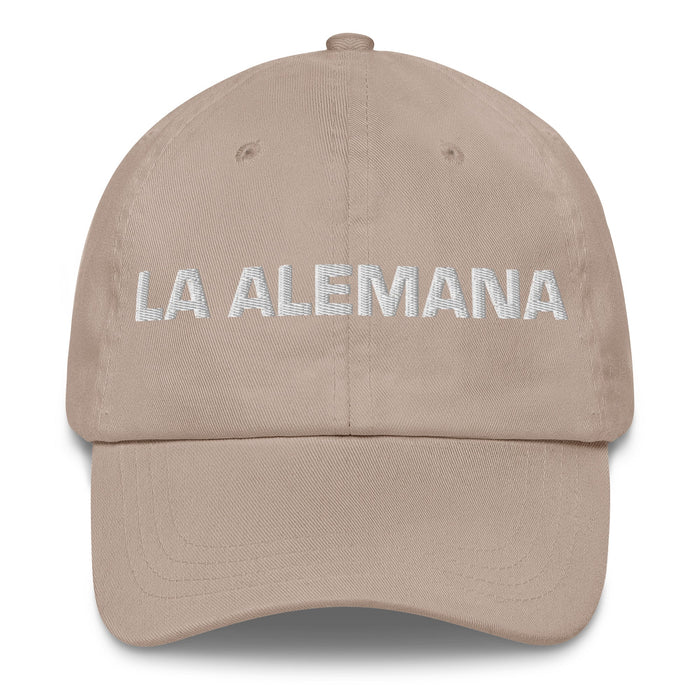 La Alemana The German Mexican Spanish Pride Gift Regalo Dad Hat - Mexicada