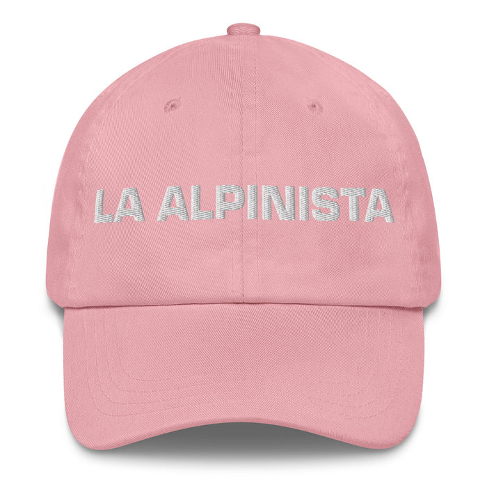 La Alpinista The Mountaineer Mexican Spanish Pride Gift Regalo Dad Hat - Mexicada