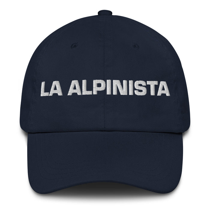 La Alpinista The Mountaineer Mexican Spanish Pride Gift Regalo Dad Hat - Mexicada