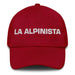 La Alpinista The Mountaineer Mexican Spanish Pride Gift Regalo Dad Hat Mexicada Cranberry