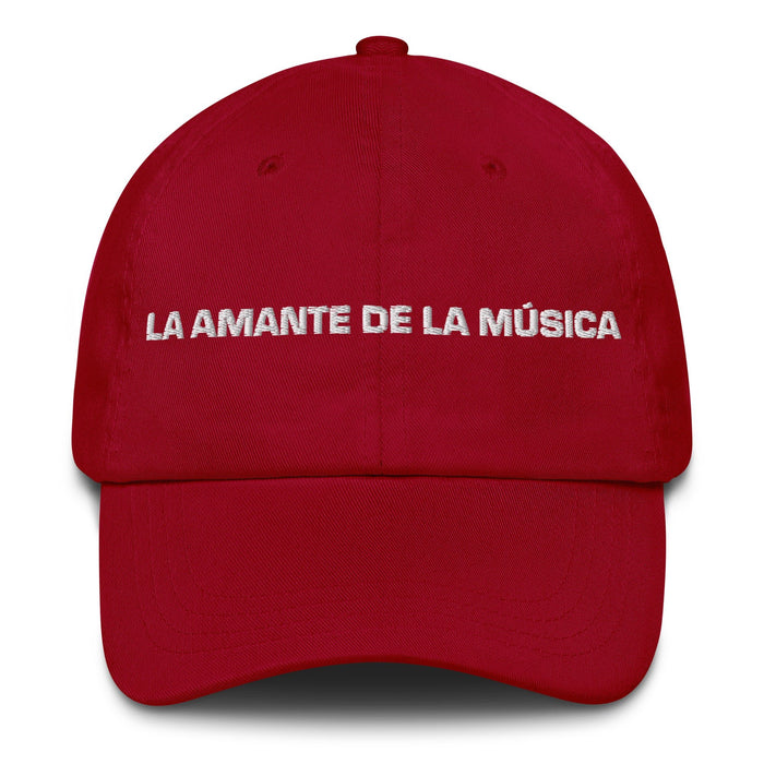 La Amante De La Música The Music Lover Mexican Spanish Pride Gift Regalo Dad Hat - Mexicada