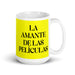 La Amante De Las Películas The Movie Lover Funny Home Office Work Coffee Mug Mexican Spanish Pride Gift White Glossy Cup Yellow Card Mug copy Mexicada 15 oz