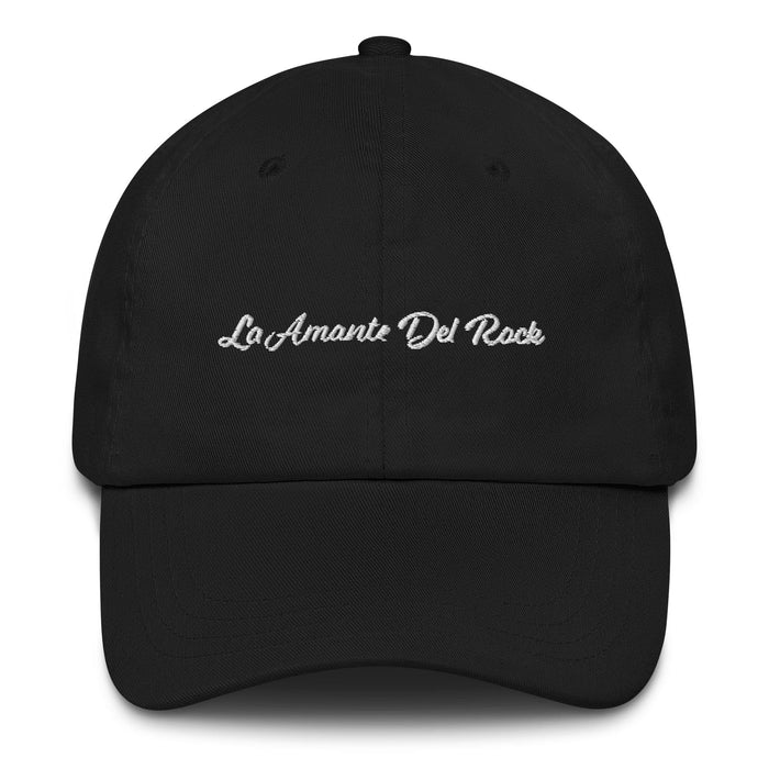 La Amante Del Rock Embroidered Dad Hat | The Rock Lover, Music, Passion, Guitar, Rebel | L5 Mexicada