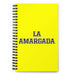 La Amargada The Bitter One | Yellow Spiral Notebook, 140 Dotted Sheets | Funny Gift Idea Home Office Work | Mexican Spanish Pride Gift Mexicada