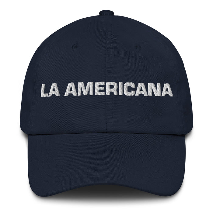 La Americana The American Mexican Spanish Pride Gift Regalo Dad Hat - Mexicada