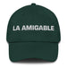 La Amigable The Friendly One Mexican Spanish Pride Gift Regalo Dad Hat Mexicada Spruce