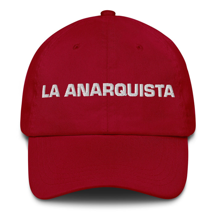 La Anarquista The Anarchist Mexican Spanish Pride Gift Regalo Dad Hat - Mexicada