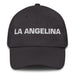 La Angelina The Los Angeles Resident Mexican Spanish Pride Gift Regalo Dad Hat Mexicada Dark Grey