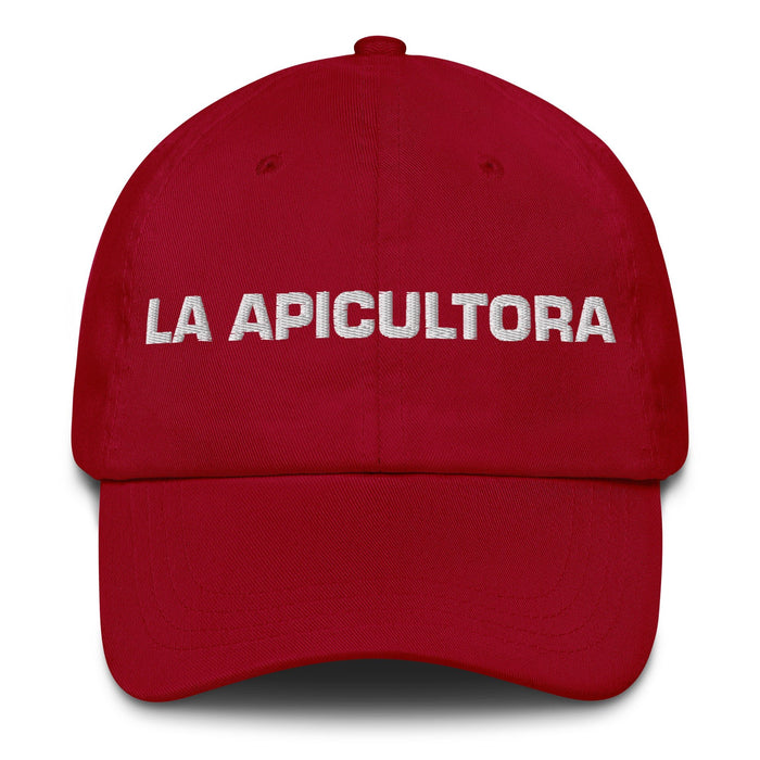 La Apicultora The Beekeeper Mexican Spanish Pride Gift Regalo Dad Hat - Mexicada