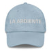 La Ardiente The Fiery One Mexican Spanish Pride Gift Regalo Dad Hat Mexicada Light Blue