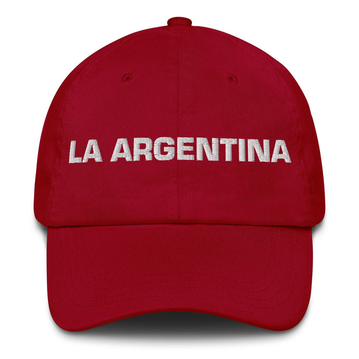 La Argentina The Argentine Mexican Spanish Pride Gift Regalo Dad Hat - Mexicada