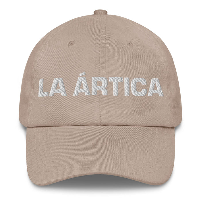 La Ártica The Arctic Mexican Spanish Pride Gift Regalo Dad Hat Mexicada Stone