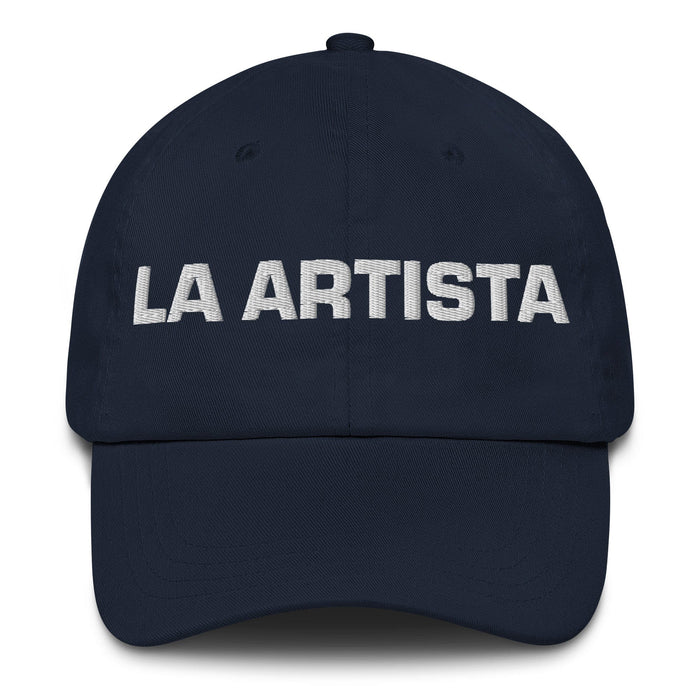 La Artista The Artist Mexican Spanish Pride Gift Regalo Dad Hat Mexicada Navy