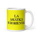 La Asiática Suroriental The Southeast Asian Funny Home Office Work Coffee Mug Mexican Spanish Pride Gift White Glossy Cup Yellow Card Mug Mexicada 11 oz