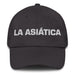 La Asiática The Asian Mexican Spanish Pride Gift Regalo Dad Hat Mexicada Dark Grey