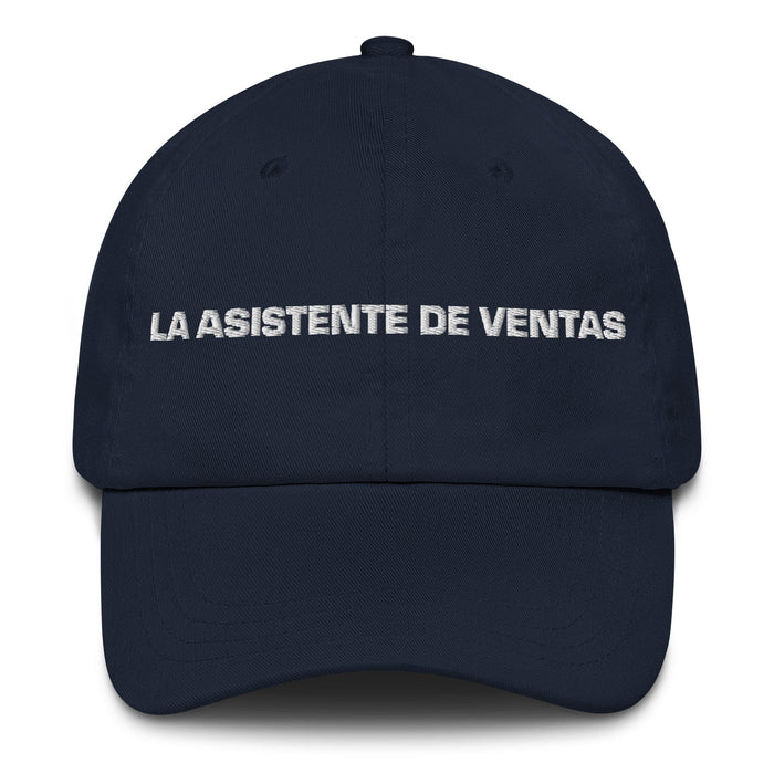 La Asistente De Ventas The Sales Assistant Mexican Spanish Pride Gift Regalo Dad Hat Mexicada Navy