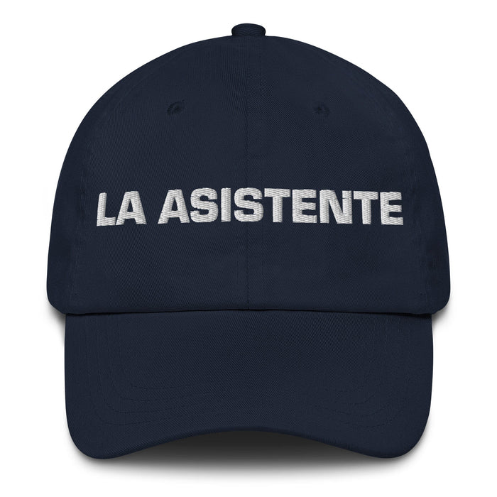 La Asistente The Assistant Mexican Spanish Pride Gift Regalo Dad Hat Mexicada Navy