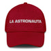 La Astronauta The Astronaut Mexican Spanish Pride Gift Regalo Dad Hat Mexicada Cranberry