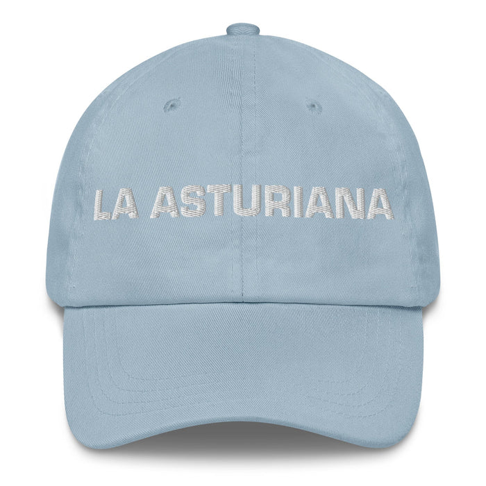 La Asturiana The Asturian Mexican Spanish Pride Gift Regalo Dad Hat Mexicada Light Blue