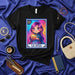 LA ATEA Cute Witchy Lotería Card 13 Unisex T-Shirt - Purple Hair Star Cape Tarot Magic Book Tee Shirt Gift for Atheist or Spiritual People Mexicada