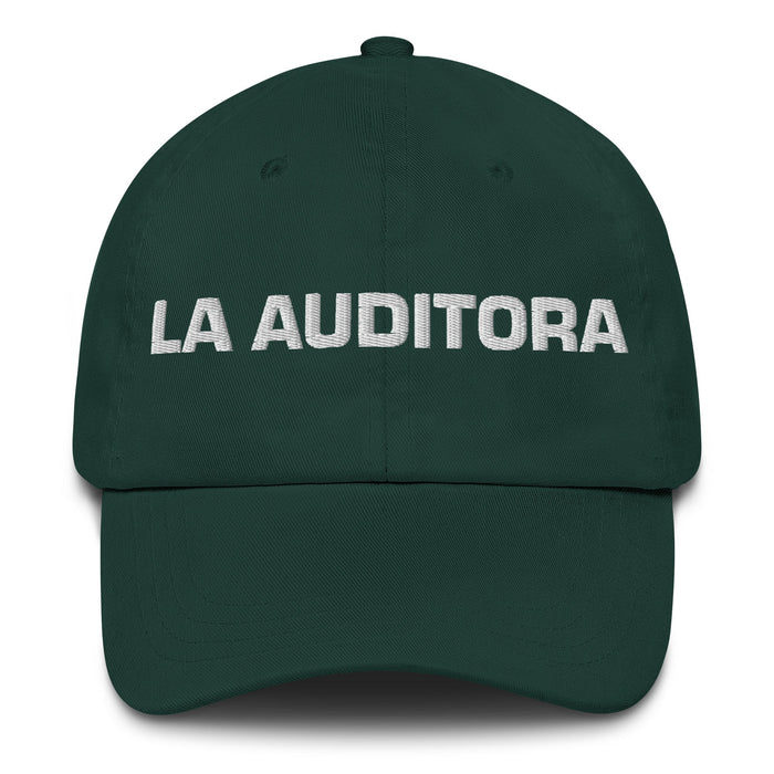 La Auditora The Auditor Mexican Spanish Pride Gift Regalo Dad Hat - Mexicada