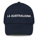 La Australiana The Australian Mexican Spanish Pride Gift Regalo Dad Hat Mexicada Navy